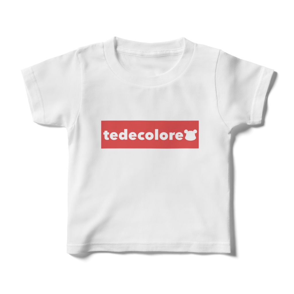キッズロゴTシャツ red
