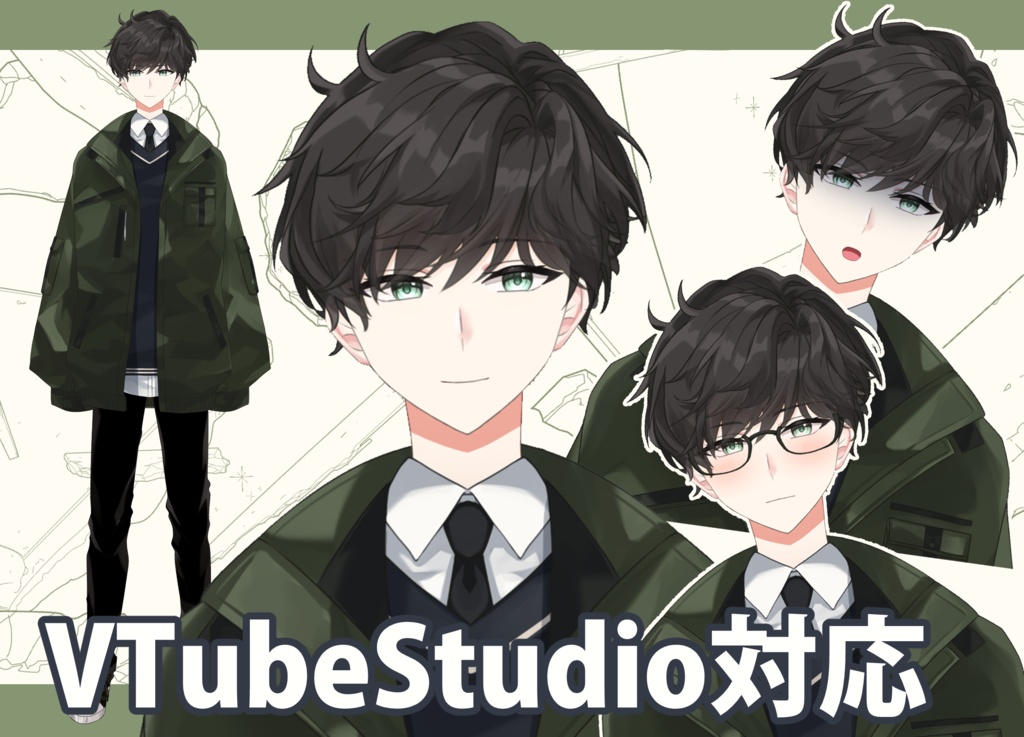 【完売】男性モデル【Live2Dモデル】
