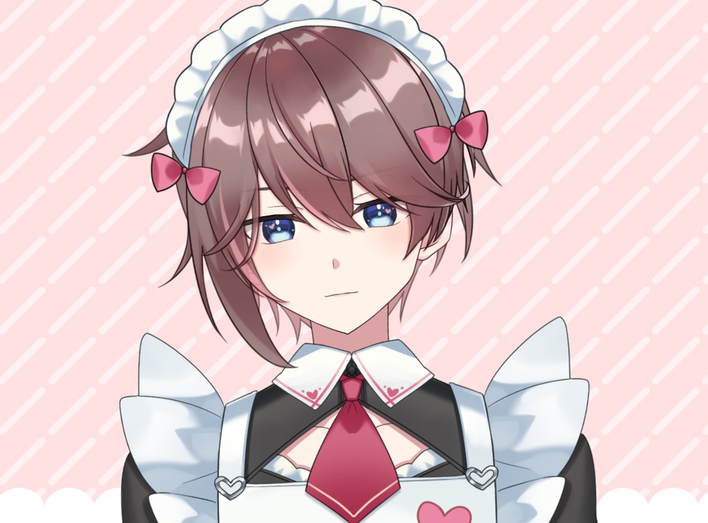 ※完売【限定1点】メイド服モデルB【Vtuber向け#Live2Dモデル】