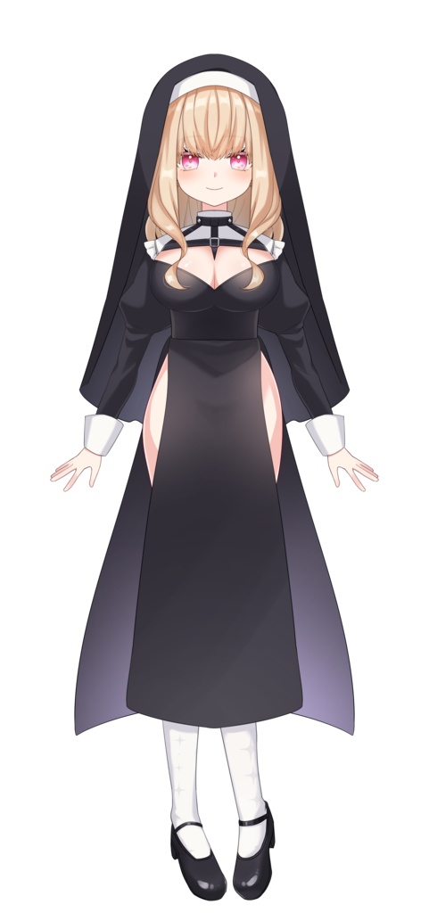 【完売/1点限定】シスター風モデル「Lily」【Vtuber向け #Live2Dモデル】