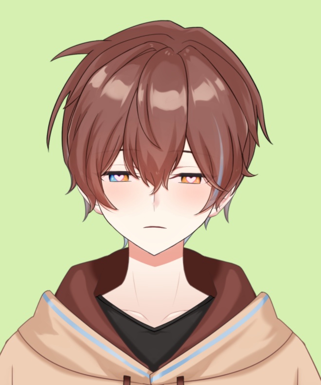 ※完売【限定1点】クマモチーフ男性モデル「Noah」【Vtuber向け #Live2Dモデル】