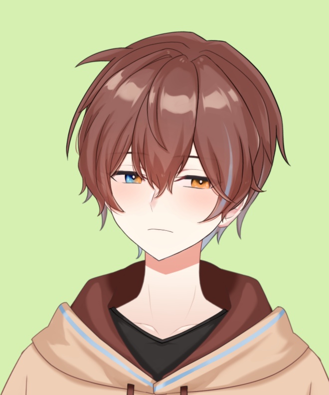 ※完売【限定1点】クマモチーフ男性モデル「Noah」【Vtuber向け #Live2Dモデル】