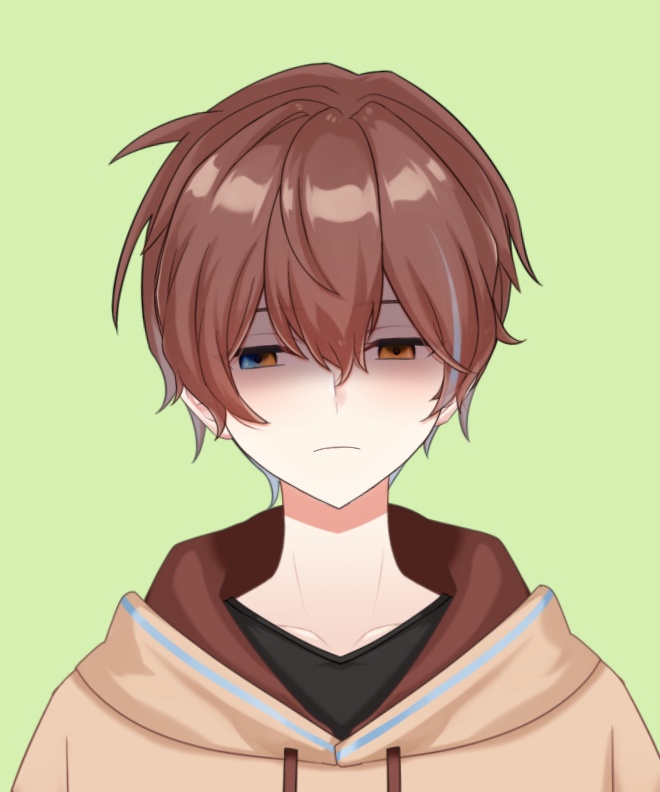 ※完売【限定1点】クマモチーフ男性モデル「Noah」【Vtuber向け #Live2Dモデル】