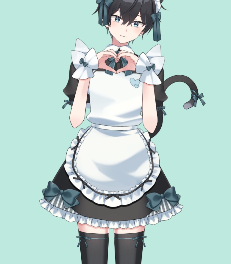 カラー変更OK!ネコミミメイド服モデル【Vtuber向け 汎用 #Live2Dモデル】