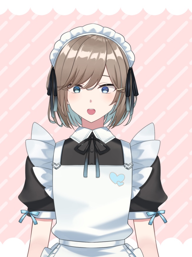 カラー変更OK!ネコミミメイド服モデル【Vtuber向け 汎用 #Live2Dモデル 】②