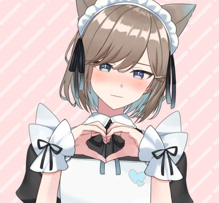 カラー変更OK!ネコミミメイド服モデル【Vtuber向け 汎用 #Live2Dモデル 】②