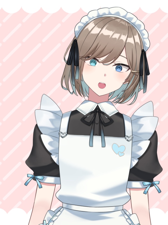 カラー変更OK!ネコミミメイド服モデル【Vtuber向け 汎用 #Live2Dモデル 】②