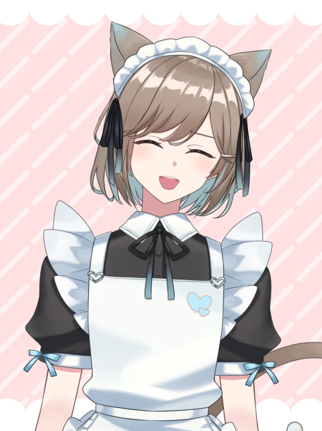 カラー変更OK!ネコミミメイド服モデル【Vtuber向け 汎用 #Live2Dモデル 】②