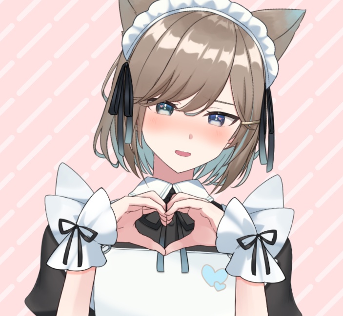 カラー変更OK!ネコミミメイド服モデル【Vtuber向け 汎用 #Live2Dモデル 】②