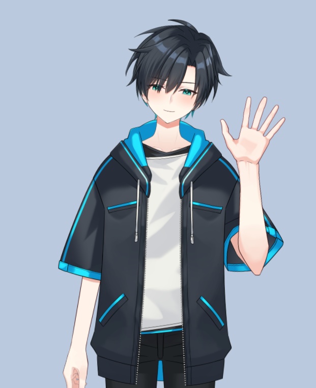 【完売/1点限定】男性モデル「Theo」【Vtuber向け #Live2Dモデル】