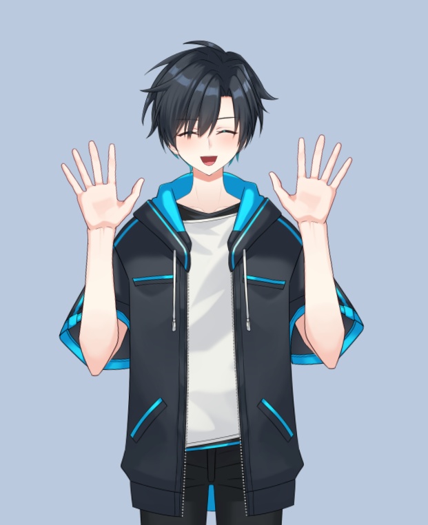 【完売/1点限定】男性モデル「Theo」【Vtuber向け #Live2Dモデル】