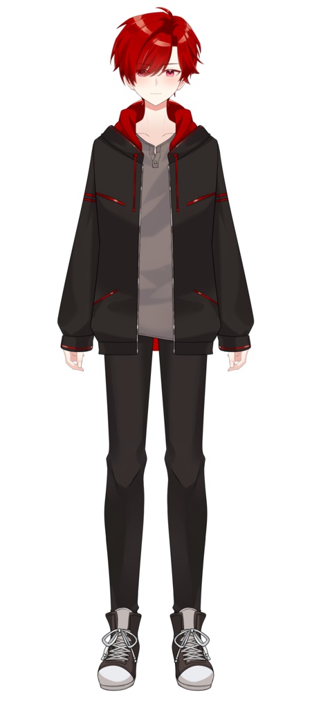 【値下げ/1点限定】男性モデル「Rot」【Vtuber向け #Live2Dモデル】