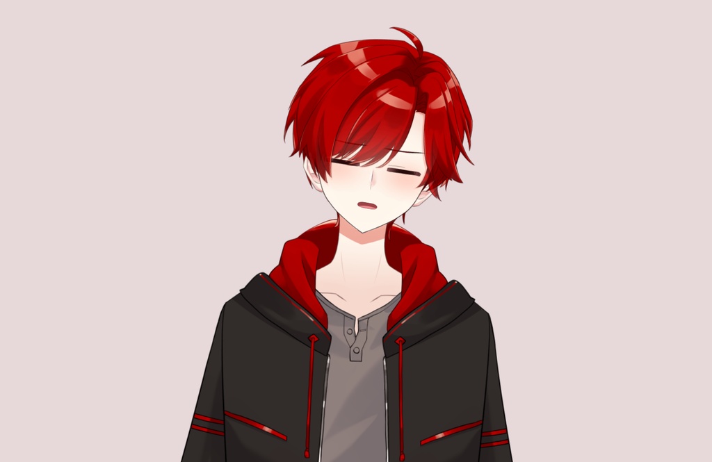 【値下げ/1点限定】男性モデル「Rot」【Vtuber向け #Live2Dモデル】