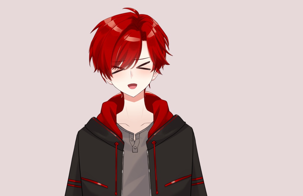 【値下げ/1点限定】男性モデル「Rot」【Vtuber向け #Live2Dモデル】