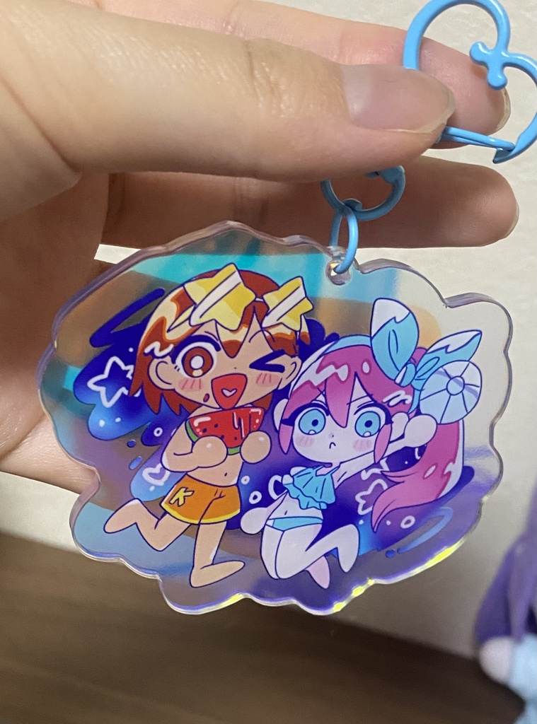 ケル&オーブリー 水着オーロラアクキー