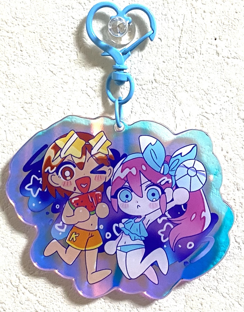 ケル&オーブリー　水着オーロラアクキー