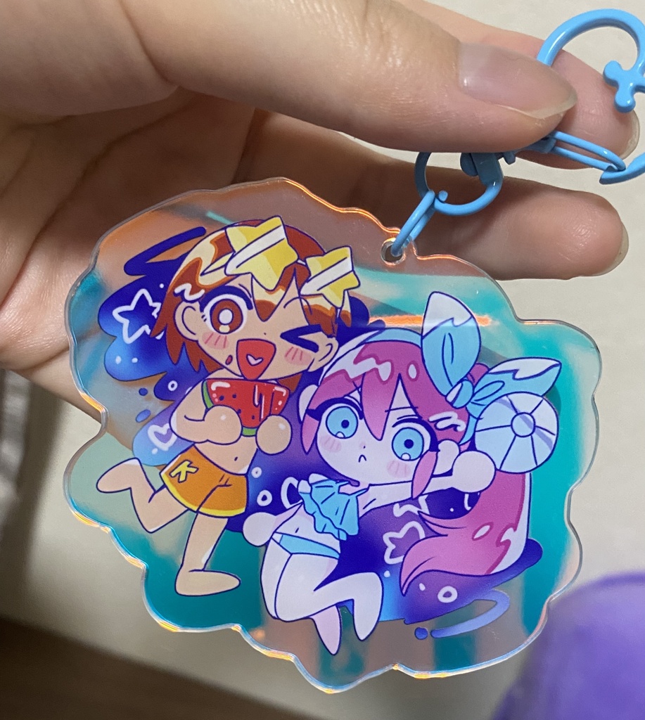 ケル&オーブリー 水着オーロラアクキー