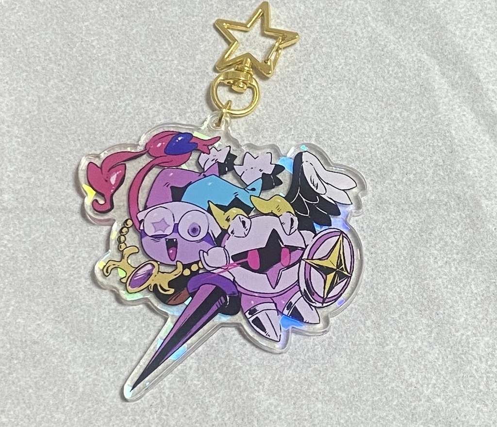 銀河組大暴れキラキラアクキー