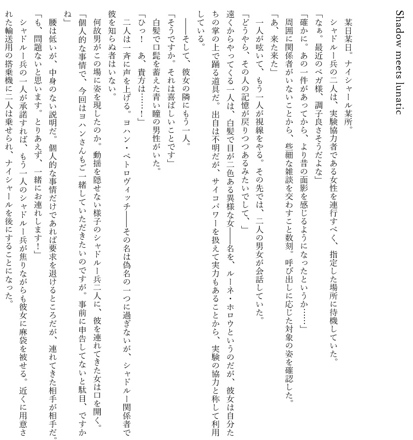 The CoRection of Hollow Moon -feat. Shadow Route-