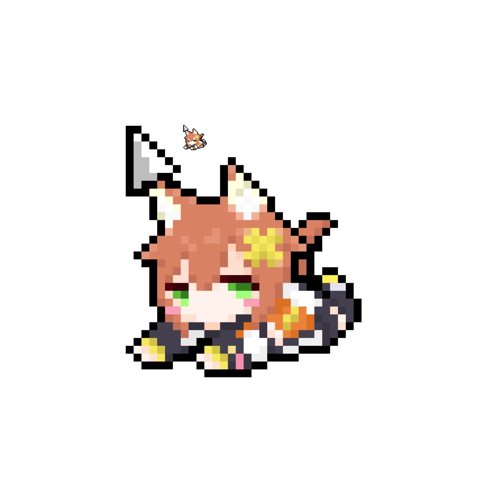 猫舐つなの動くマウスカーソル