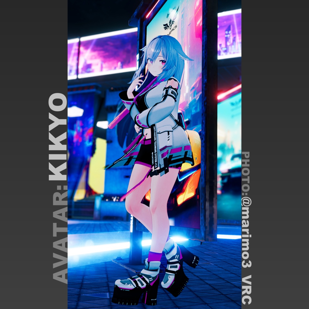 【37アバター対応】「ANTIHAZARD」テックウェア【VRChat向け】