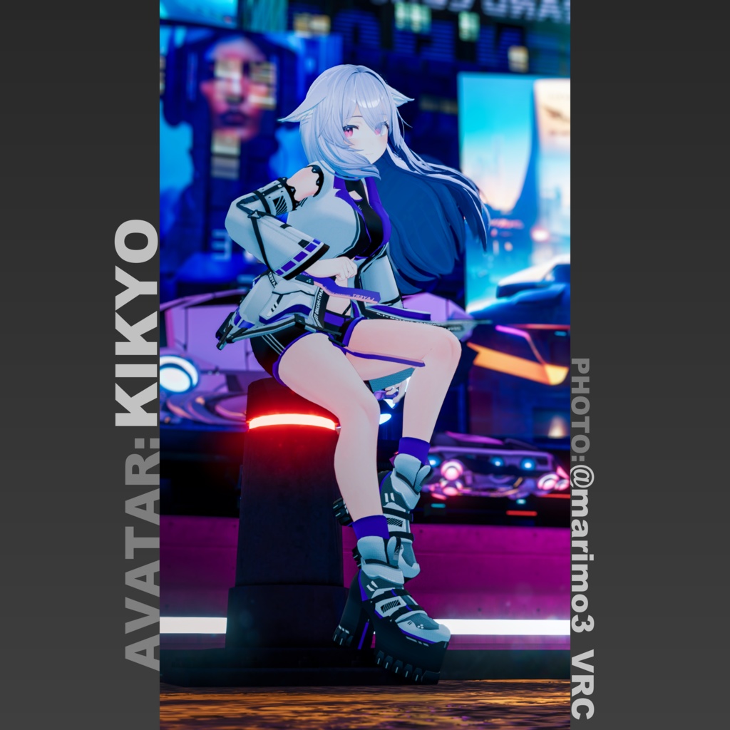 【37アバター対応】「ANTIHAZARD」テックウェア【VRChat向け】