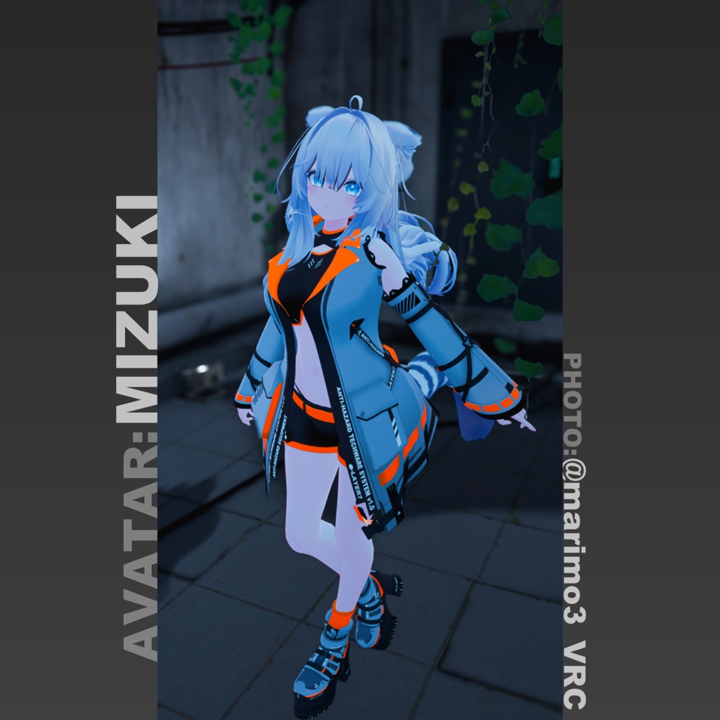 【37アバター対応】「ANTIHAZARD」テックウェア【VRChat向け】