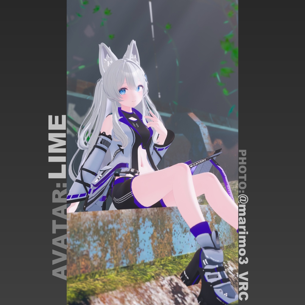 【37アバター対応】「ANTIHAZARD」テックウェア【VRChat向け】