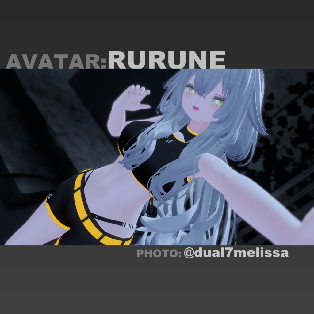 【37アバター対応】「ANTIHAZARD」テックウェア【VRChat向け】