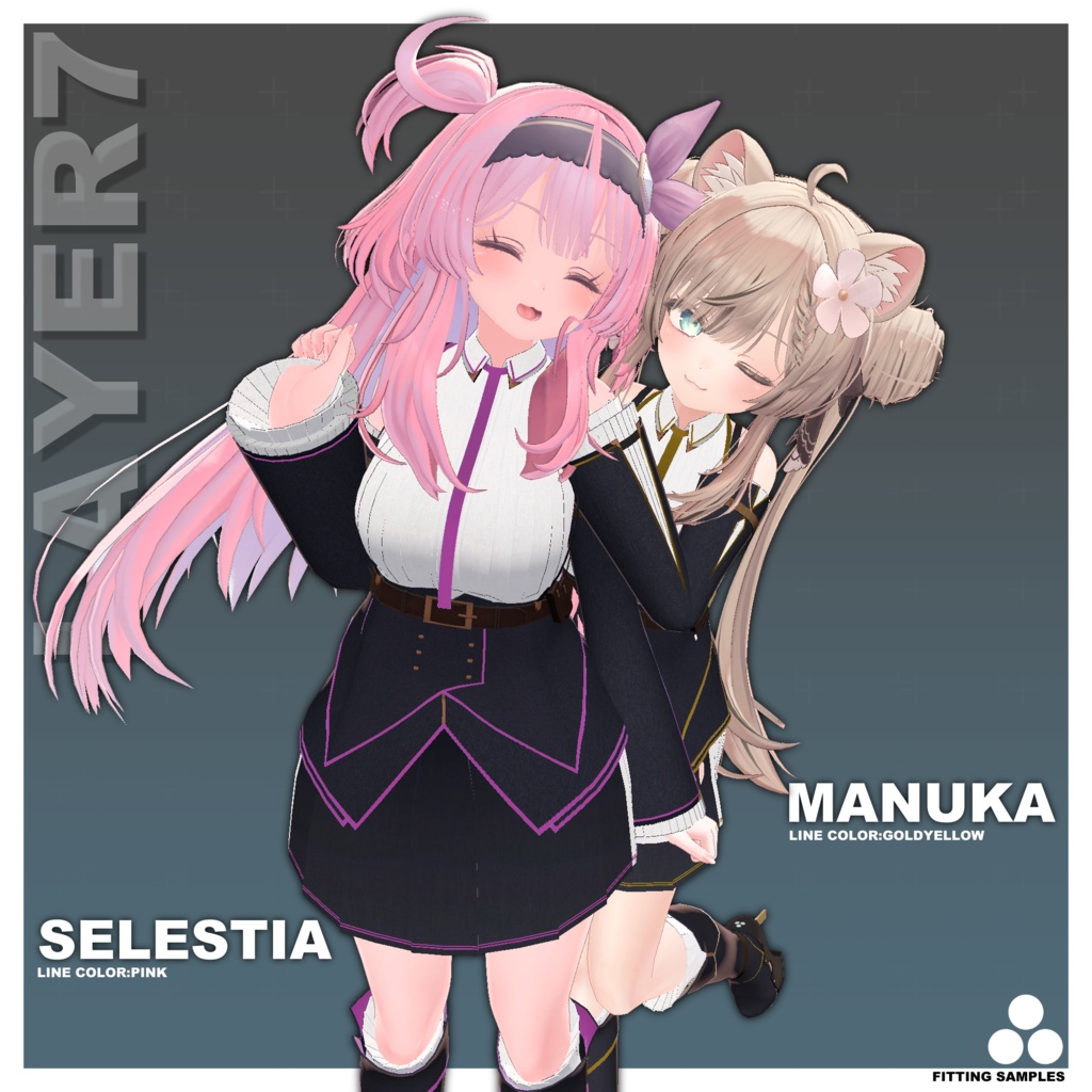 【22アバター対応】「VIBRANT」 TECHDRESS【VRChat向け】