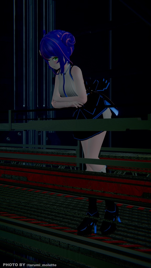 【22アバター対応】「VIBRANT」 TECHDRESS【VRChat向け】