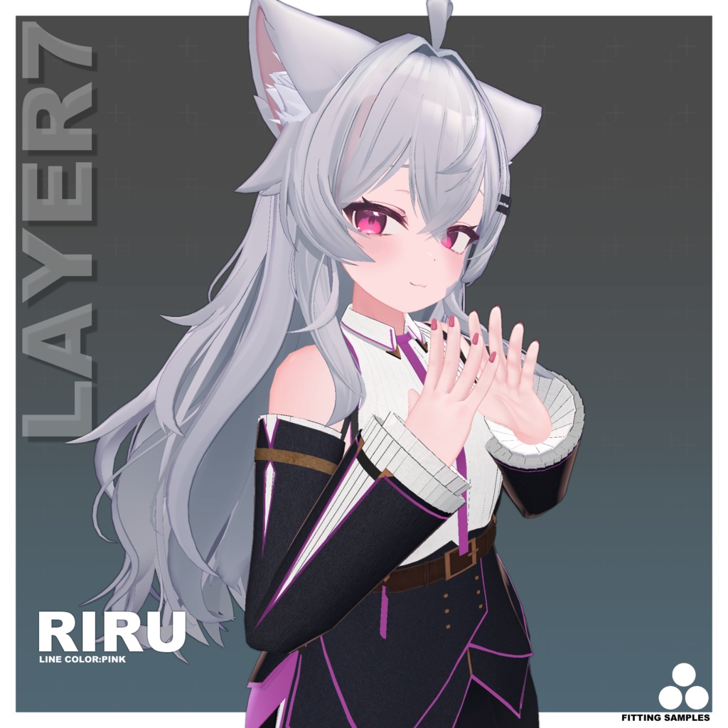 【27アバター対応】「VIBRANT」 TECHDRESS【VRChat向け】