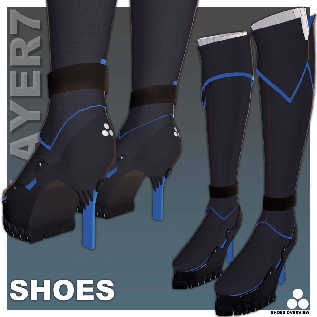 【22アバター対応】「VIBRANT」 TECHDRESS【VRChat向け】