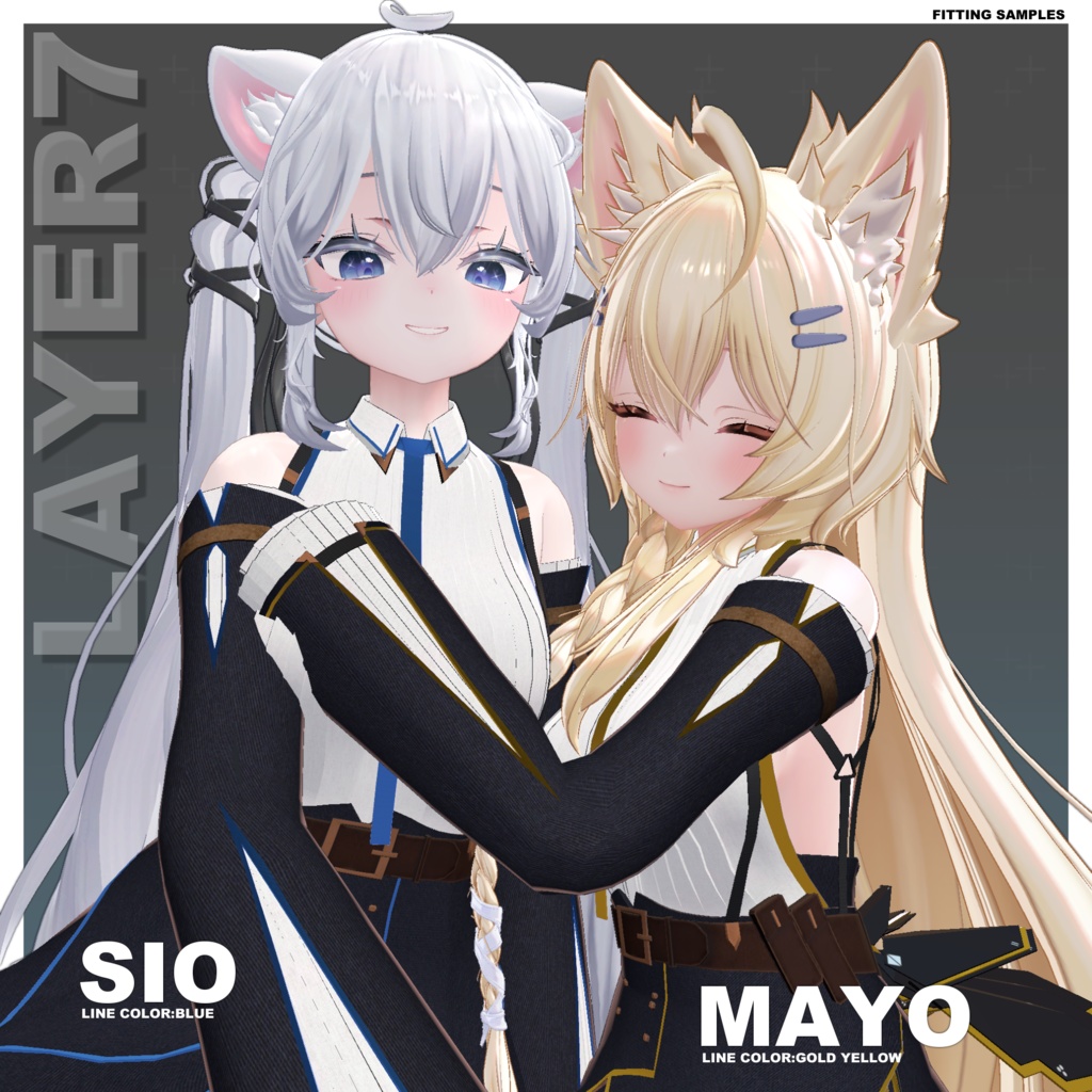 【29アバター対応】「VIBRANT」 TECHDRESS【VRChat向け】