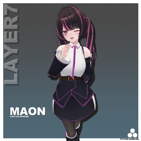 【25アバター対応】「VIBRANT」 TECHDRESS【VRChat向け】