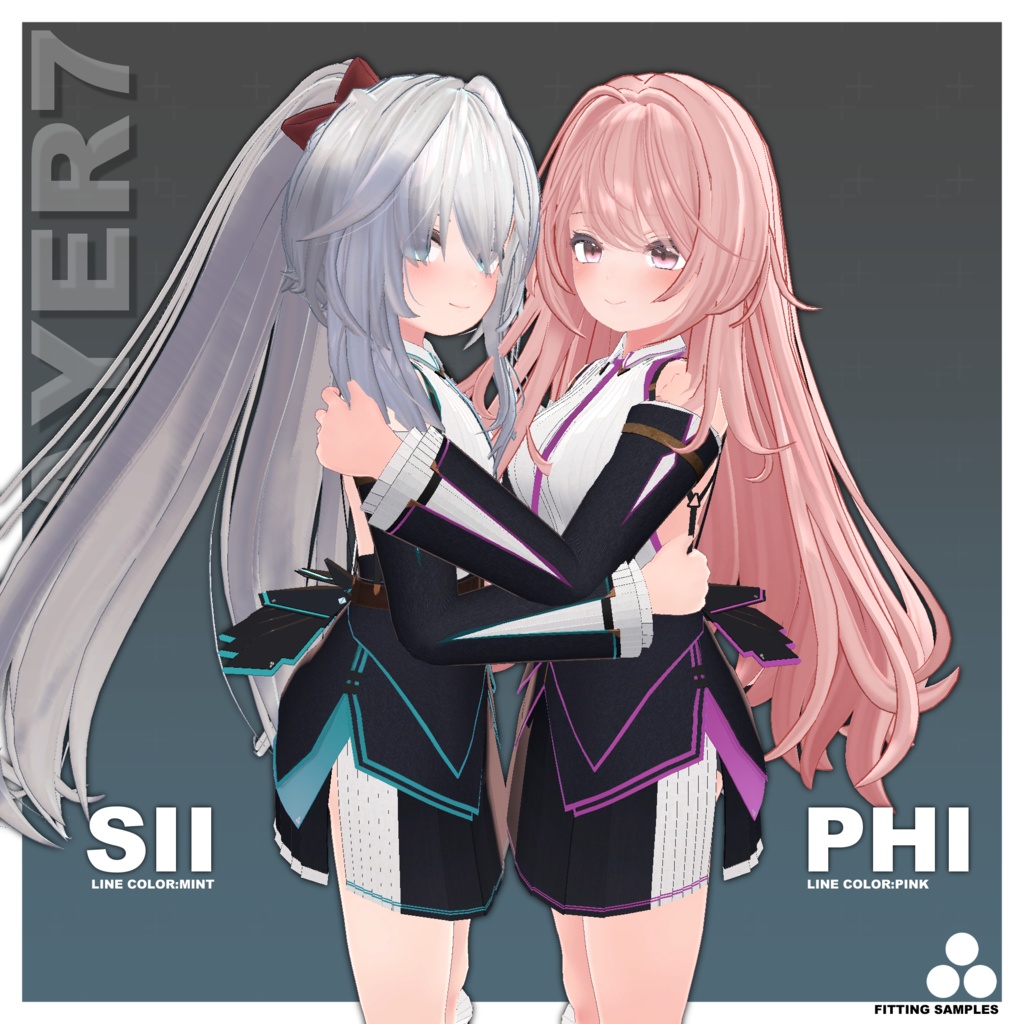 【22アバター対応】「VIBRANT」 TECHDRESS【VRChat向け】