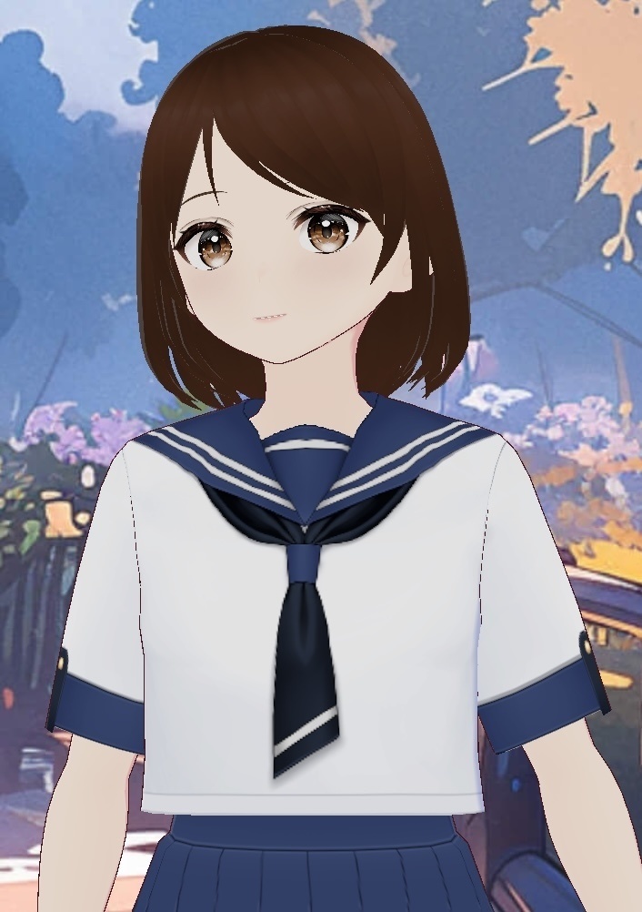 Vroid schoolgirl model 