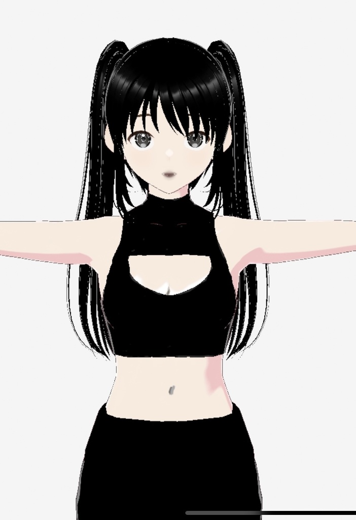 Vroid E-Girl Model dark 