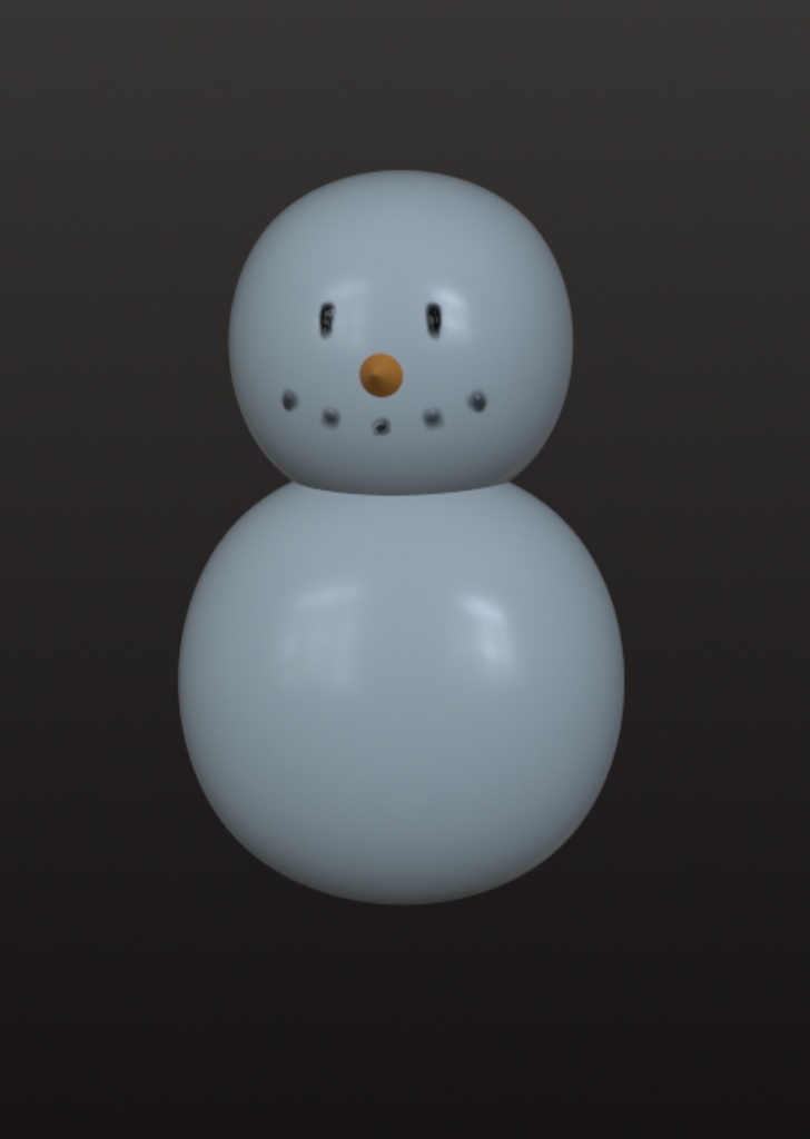 3D snowman 