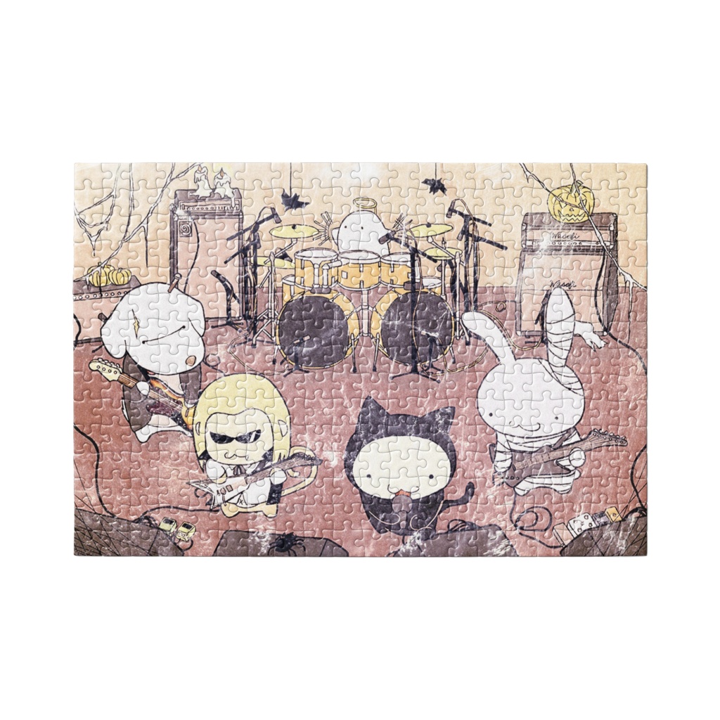 ねこぜうさぎパズル - ハロウィンライブ