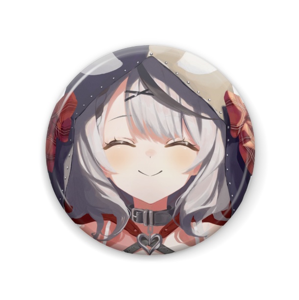 【非公式】クロヱちゃんの笑顔缶バッジ