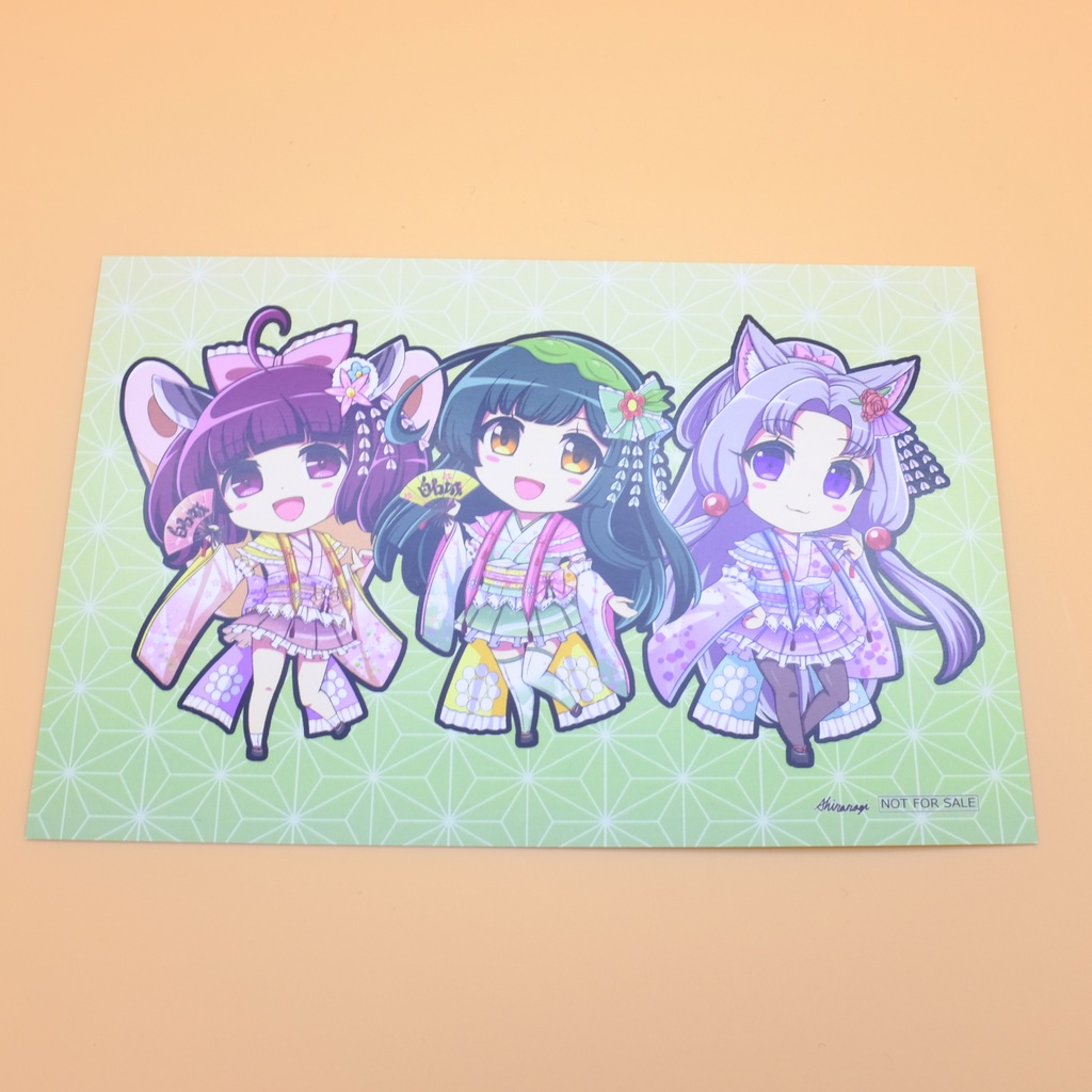 【チャリティーグッズ】東北三姉妹アクリルキーホルダーセット ※数量限定