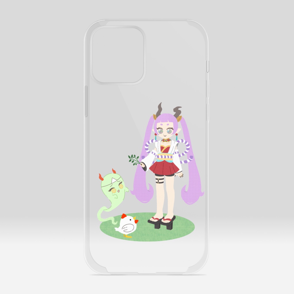 まがつ国 1周年記念グッズ「iPhoneケース（クリア）」