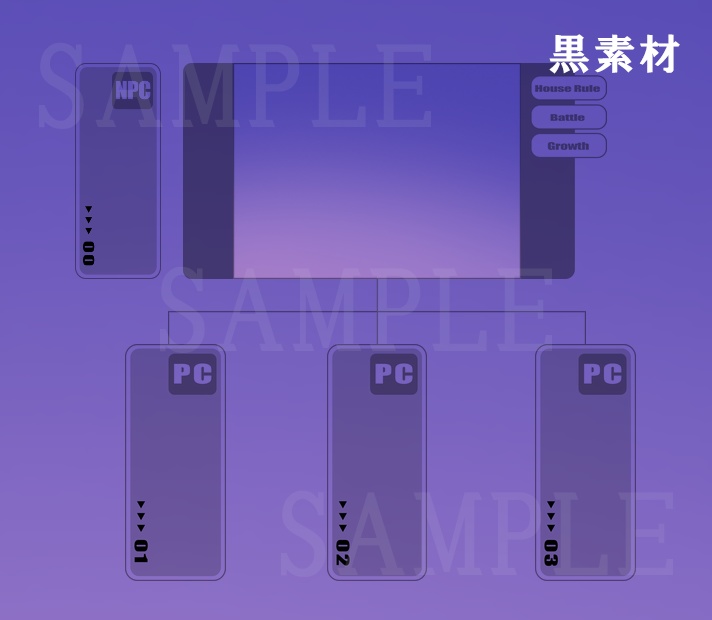 【ICICA】シンプル部屋素材4