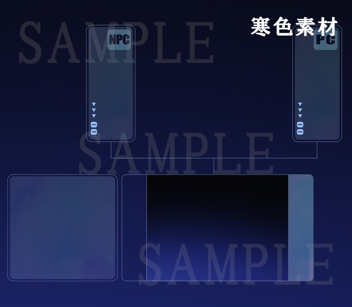 【ICICA】シンプル部屋素材4