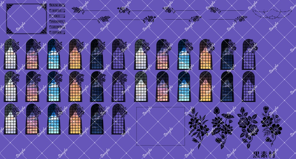 【ICICA】シンプル部屋素材9【ココフォリア用素材】