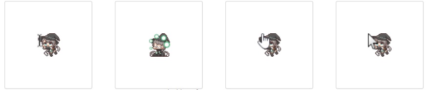 【マウスカーソル➤4種】あっちょんパートナー2周年記念🍭