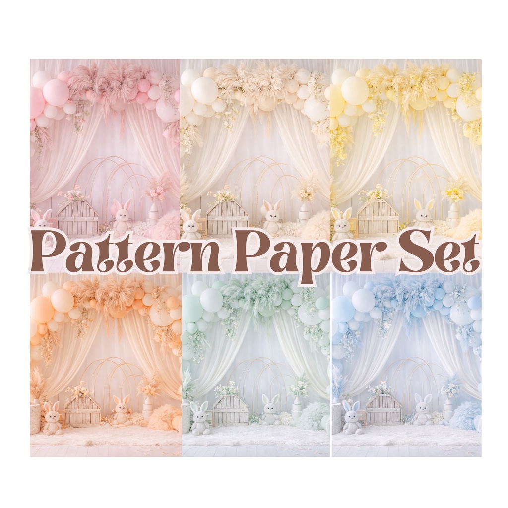 デジタル背景　ベビーボーン　アニバーサリー