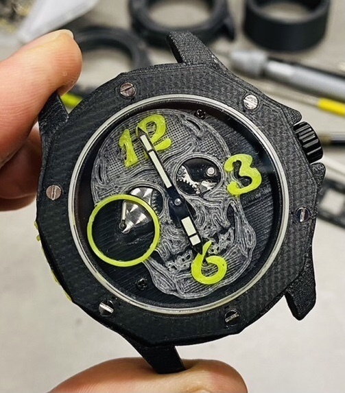 PA‐CF　CARBON仕様　　　　　3D PRINTED WATCH 腕時計