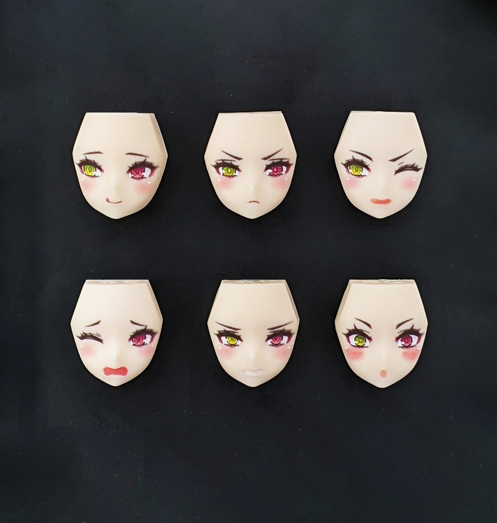 Vol.2 UVプリント6種 皇巫 スサノヲ レガリア フェイスパーツ